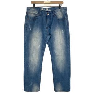 CHILI PEPPER JEANS women's medium blue denim jeans size 36